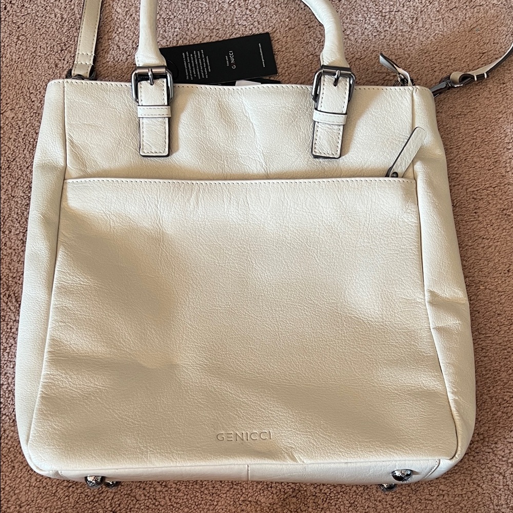 Genicci Classic Cream Shoulder Bag